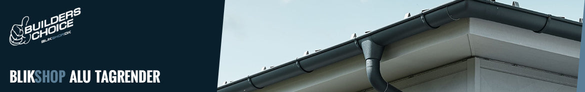 Alu tagrender og nedløbsrør