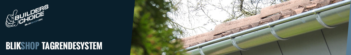 Tagrender, nedløbsrør og tilbehør i et stort udvalg