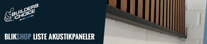 Monteringsprofil til akustikpaneler