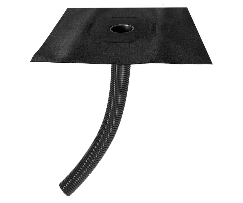 Tagbrønd med flexslange sbs til tagpap ø 50 mm 1 meter slange