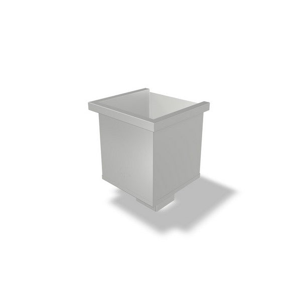 PREFA vandopsamlingskasse aluminium hvid 100 mm