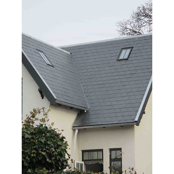 Blikngo naturskifer til tag 50x25 cm med huller