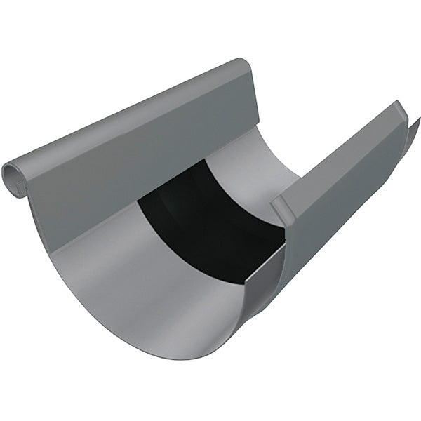 PREFA ekspansionsstykke RAL9005 sort 1/2 rund 333 mm inkl. vulst