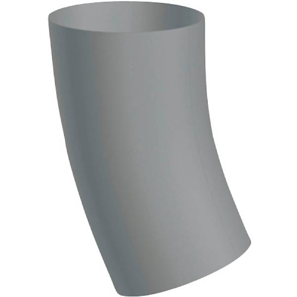 PREFA Bøjning alu blank 40 grader Ø80 mm