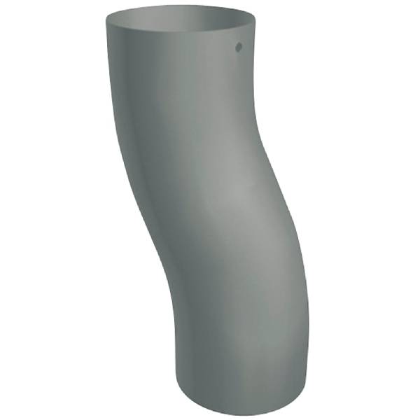 PREFA Sokkelknæ alu blank Ø80 mm