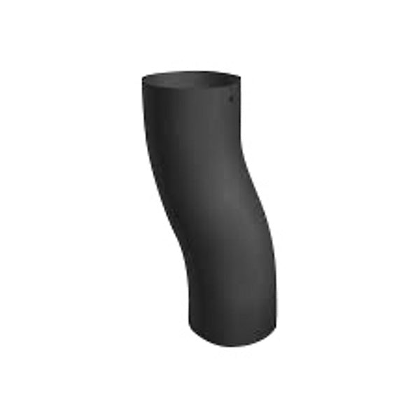 PREFA Sokkelknæ aluminium sort Ø100 mm