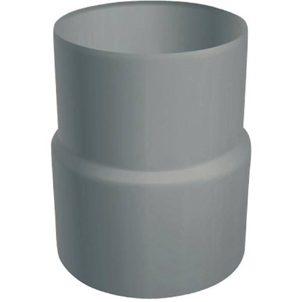 PREFA Rørsamler alu blank Ø80 mm