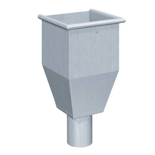 Rheinzink Regnvandskasse 87 mm prePatina walzblank