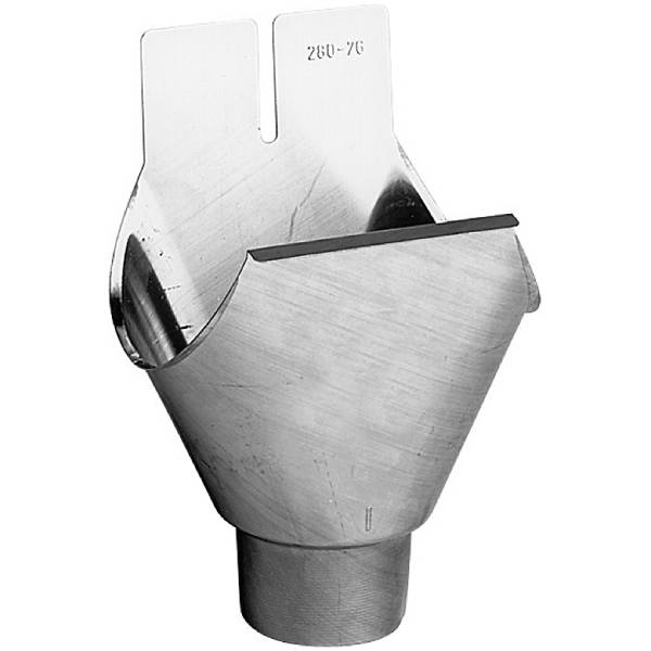 Rheinzink Eksp. tudstykke 333/76 mm 1/2-rund form G prePatina walzblank