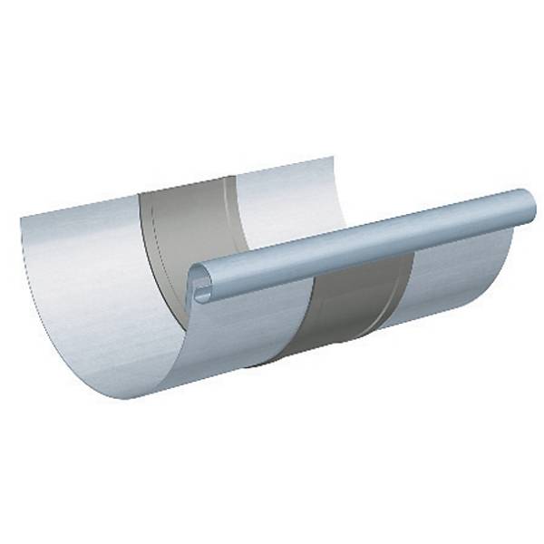 Rheinzink ekspansionsstykke 280x0,8x260 mm 1/2-rund prePatina blaugrau