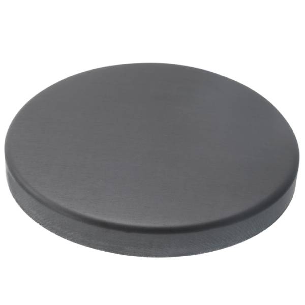 VM Zinc brøndkrave uden hul 150 mm flad Anthra