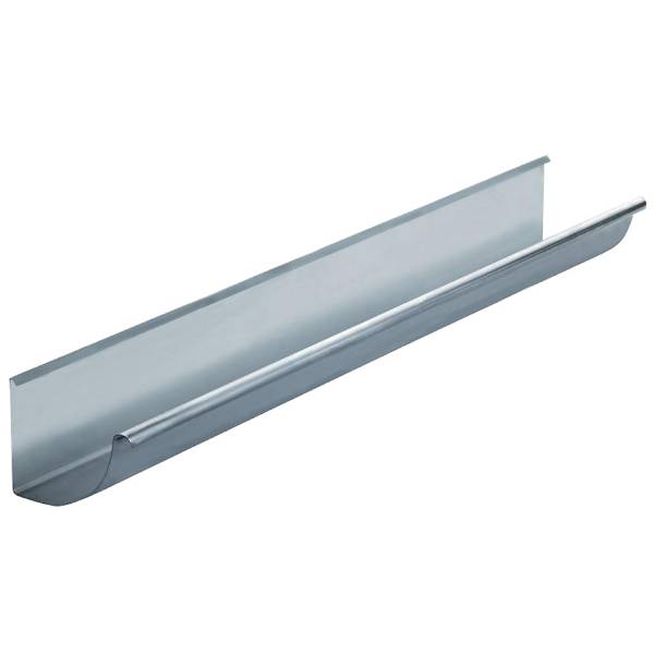 VM Zinc natur arkitekt tagrende 0,80x400 mm 1/4-rund - 3 meter