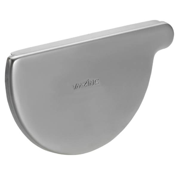 VM Zinc endebund valseblank t/venstre 333 mm 1/2-rund