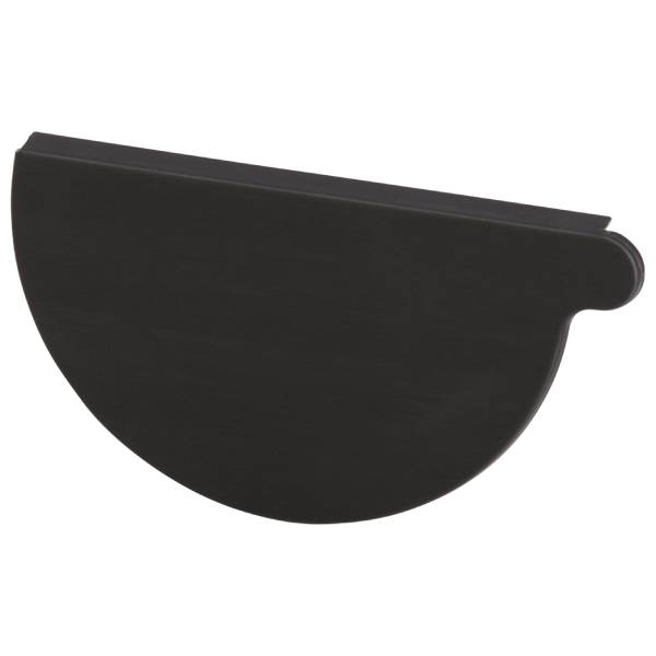 VM Zinc endebund Anthra t/venstre 280 mm 1/2-rund