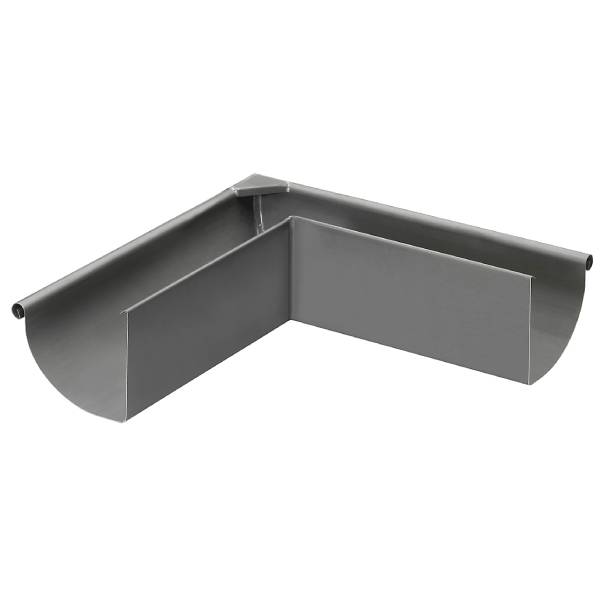 VM Zinc udv gering 1/4 rund valsblank 90 grader 0,8x400 mm