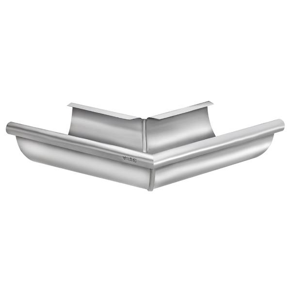 VM Zinc extension miter 1/2 round rolling blank 90 degrees 0.7x250 mm