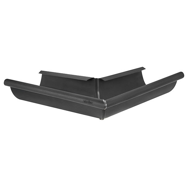 VM Zinc udv gering 1/2-rund Anthra-zink 90 grader 0,7x280 mm