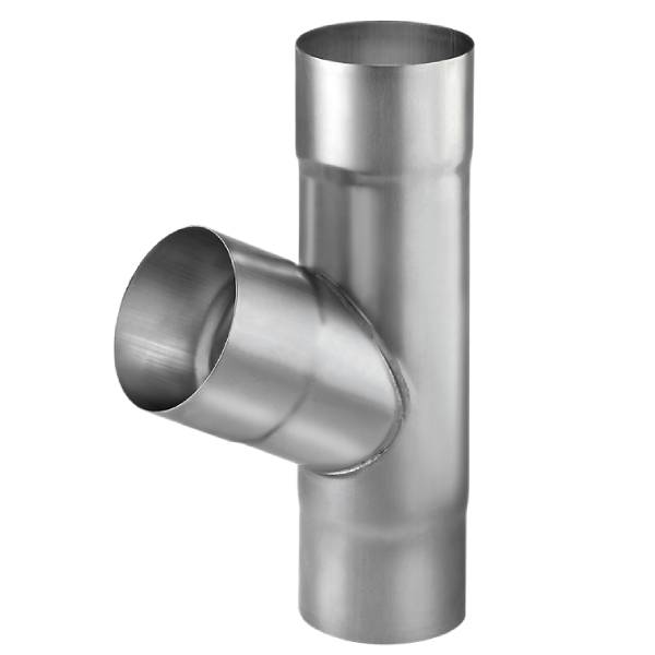 VM Zinc grenrør Ø87 mm 60 grader valsblank