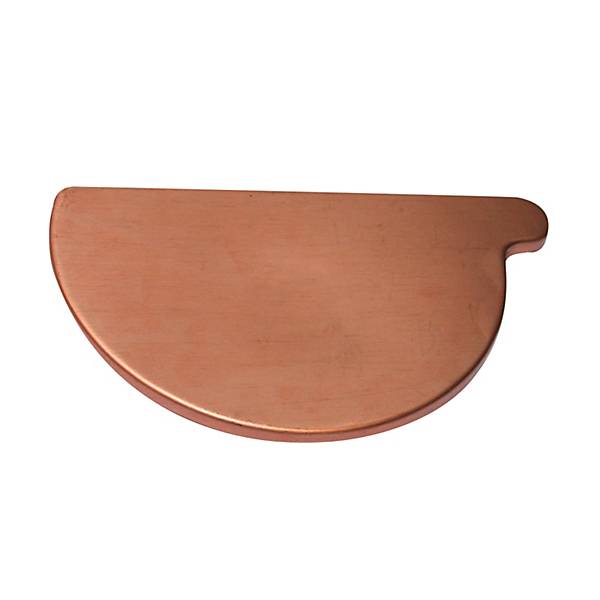 Endebund kobber t/venstre 333 mm 1/2-rund nr 12 tagrende