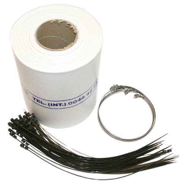 Posenedløb Ø130 mm inkl tilbehør 100 meter/rulle