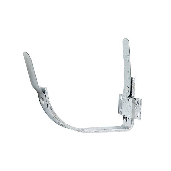 Konsoljern nr 11 til 1/2-rund zinkrende halv bagvulst 134 mm hjemmelavet A-model