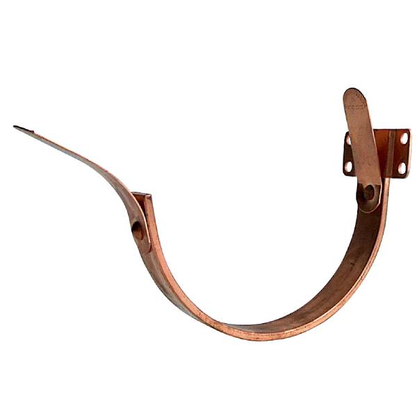 Konsoljern kobber 250 mm nr 10 til 1/2-rund tagrende