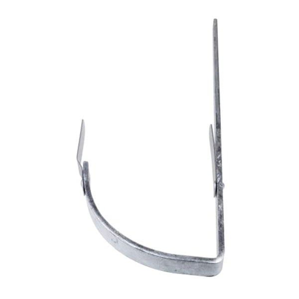 Gutter short galvanized 1/4 round 14"