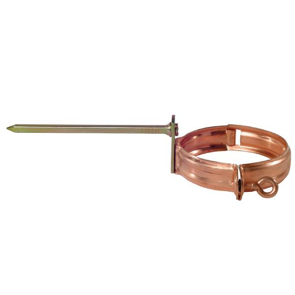 Hængselstift kobber Ø100 mm til mur