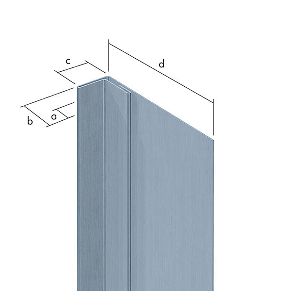 RHEINZINK SP-Line afslutningsprofil