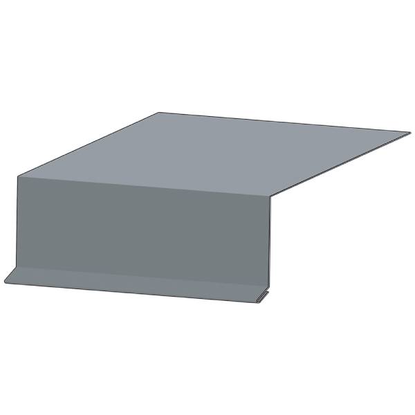 Fodblik nr 12 zink 0,65x60x84x1000 mm