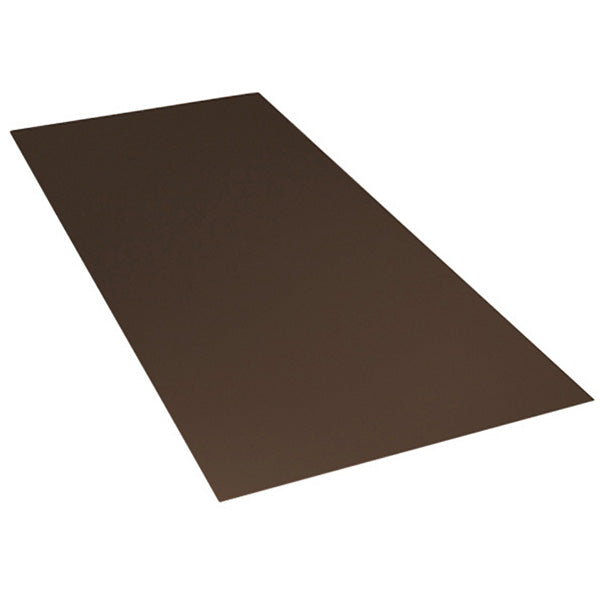 PREFA Aluminiumsplade 0,7x1000x2000 mm u/folie PP99 glat Sortgrå RAL7022 3,85 kg pr pl.