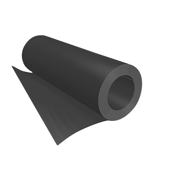 PREFA Coil 0,7x1000 mm 32 meter med folie Sort RAL 9005. Prefalz PP99 60 kg