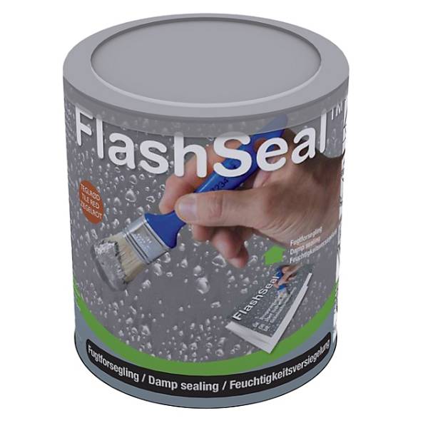 FlashSeal gummimaling teglrød 750 ml/1,13 kg