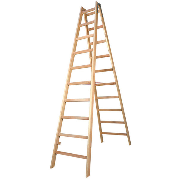 JUMBO træ wienerstige lamineret 2x10 trin 270 cm