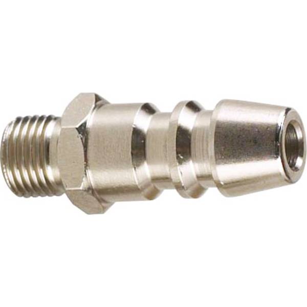 Trykluftnippel 1/4" udvendigt gevind