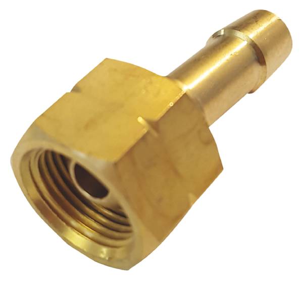 Rimac slangenippel 3/8 - 11 mm med kuglepakning