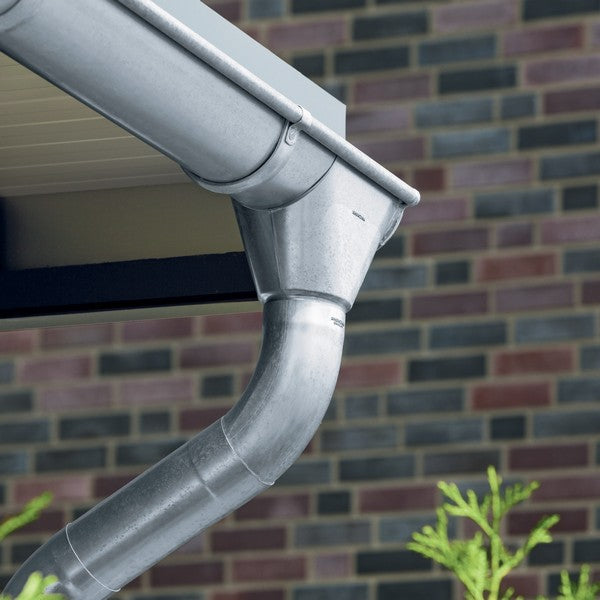 Rheinzink Tagrende 1/2-rund nr 11 walzblank 0,7x280 mm - 3 meter