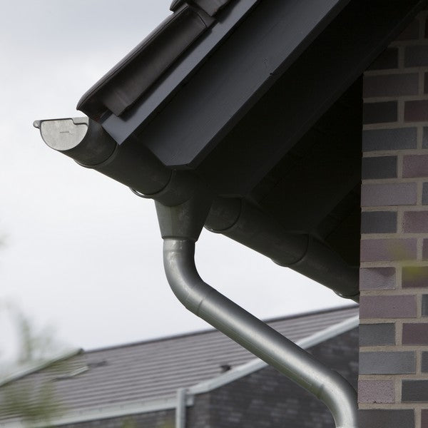 Rheinzink Tagrende 1/2-rund nr 11 walzblank 0,8x280 mm - 3 meter