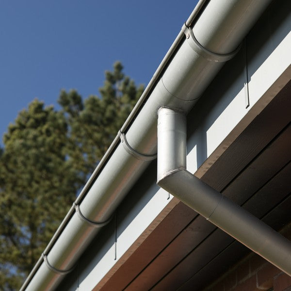 Rheinzink Tagrende 1/2-rund nr 11 walzblank 0,7x280 mm - 3 meter