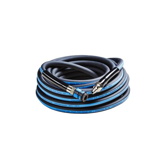 Supersoft trykluftslange 3/8x20 meter