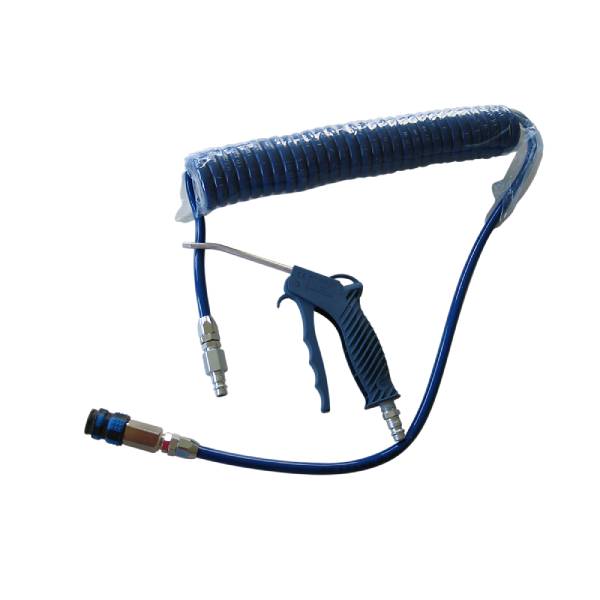 Flowconcept PU spiralslange 6,5/10 mm x 5 meter med blæsepistol