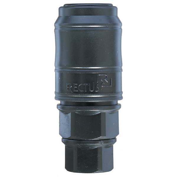 Kobling hun 3/8" sort