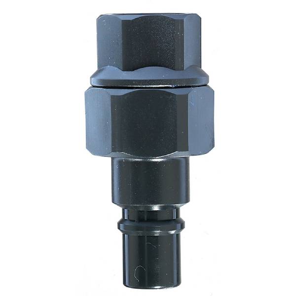 Kobling han 3/8" sort