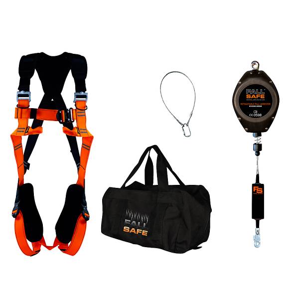 FallSafe basic 4 - 10 m Faldsikringssæt med sele — BLIKSHOP.DK