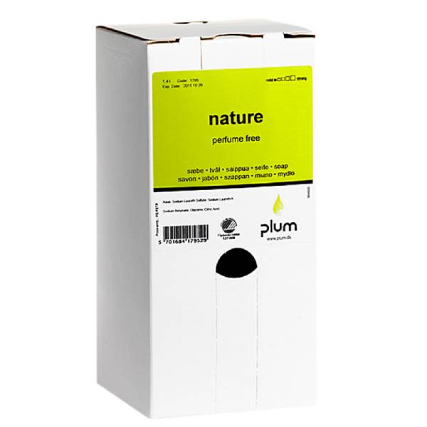 Plum soap nature for multi system Swan-labelled 1.4 litres