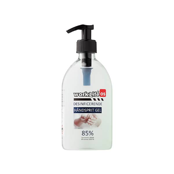 Plum Disinfection Worklife 85% gel 500 ml pump bottle