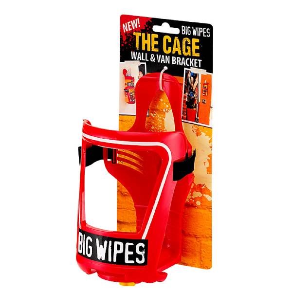 Big wipes bracket holder for mounting on a wall or car