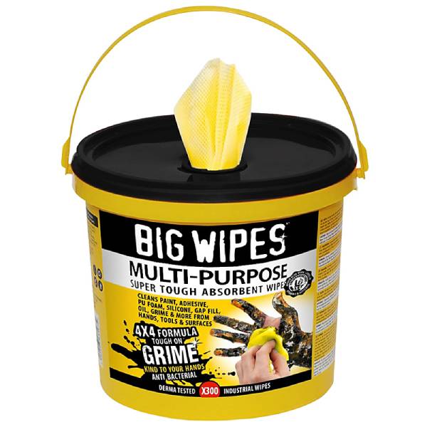 Big wipes ekstra stærke anti-bakterielle renseservietter 300 stk