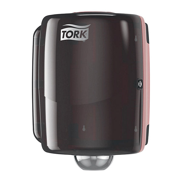 Tork Performance dispenser til kombiruller rød/sort