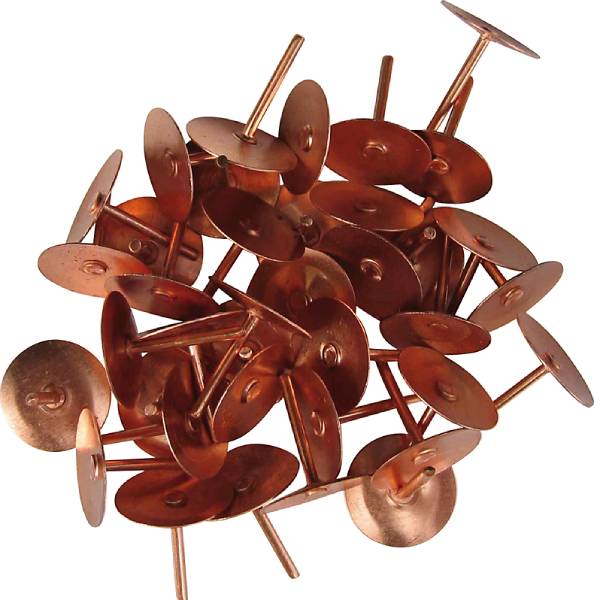 Stormklammer Ø19 1,0x19 mm Kobber - 1000 stk/pakke